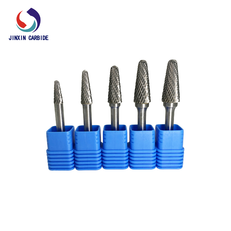  Type L Tapper Shape Radius End Tungsten Carbide Rotary Burrs