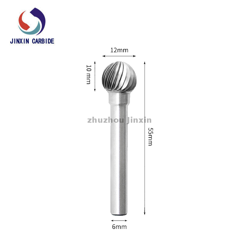 Type D Ball Nose Tungsten Carbide Rotary Burrs File
