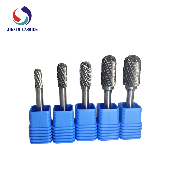 Type C Cylindrical Ball Nose Tungsten Carbide Rotary Burrs