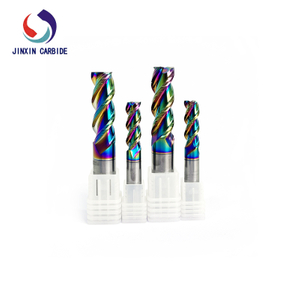 DLC Coating Tungsten Carbide Milling Cutter for Aluminium Machining