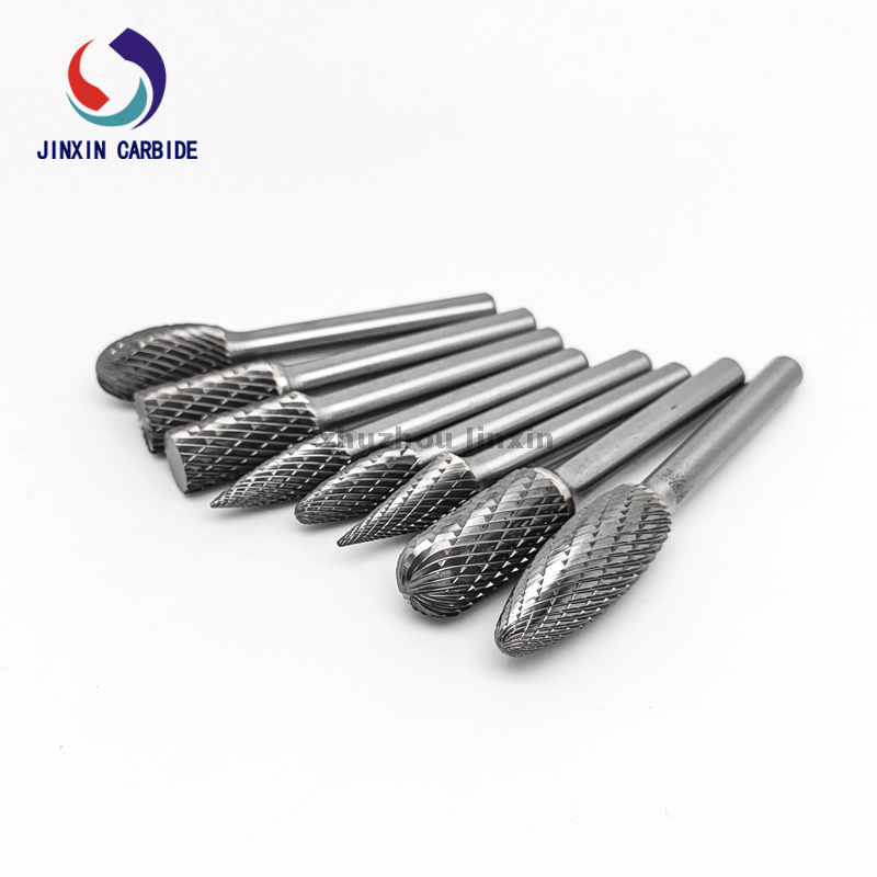 Manufacture 8pcs Tungsten Carbide Rotary Burr Set With Gray Box