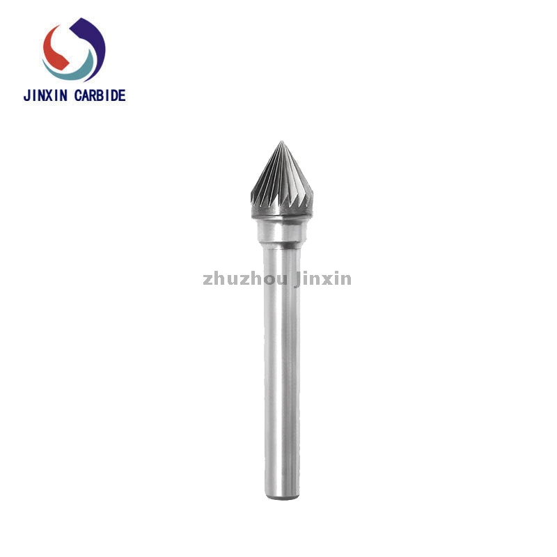 Type J Cone Shape with 60° degree Tungsten Carbide Rotary Burrs 