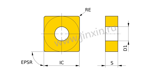 Negative Angle Turning Inserts TNMG220412-GH