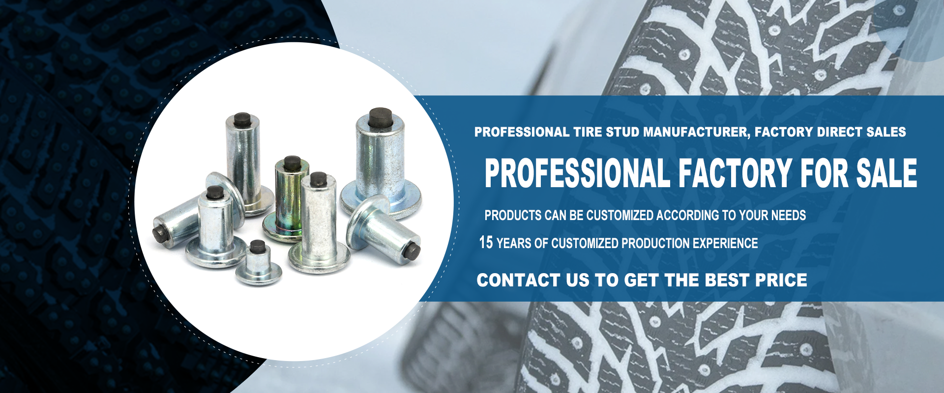 professional tire stud manufacture