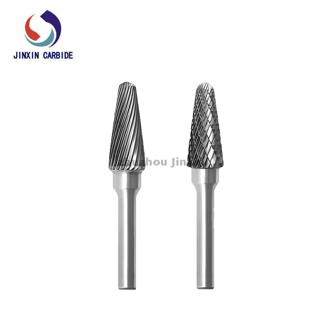  Type L Tapper Shape Radius End Tungsten Carbide Rotary Burrs
