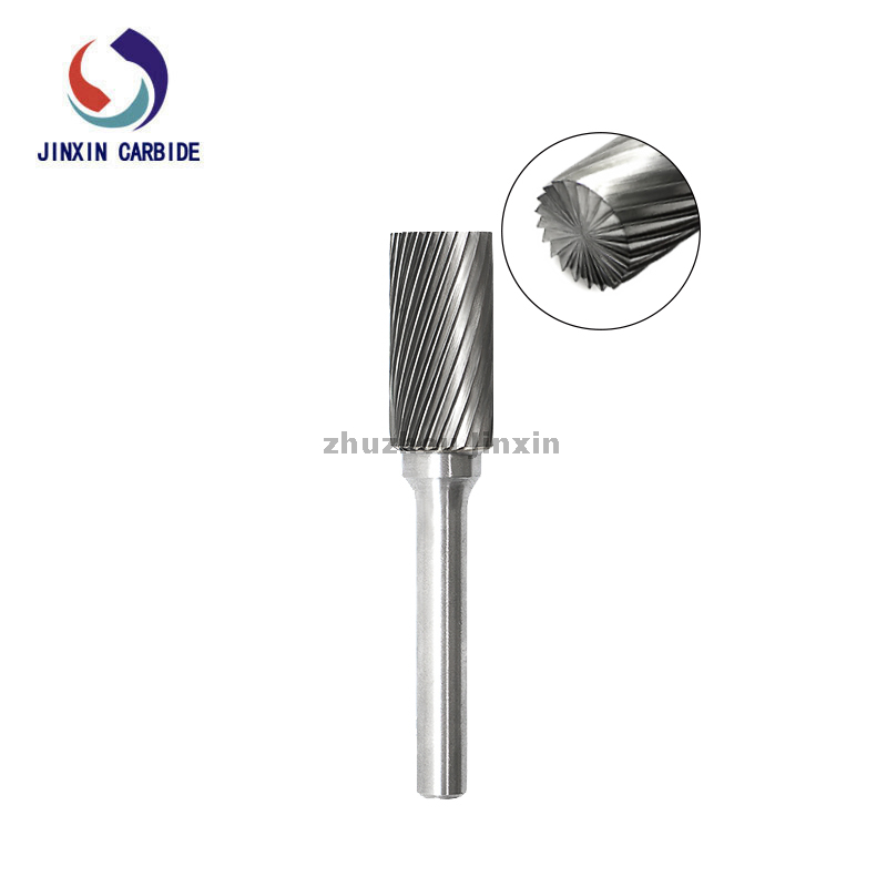 Tungsten Carbide Type B Cylindrical End Cut Rotary Burrs