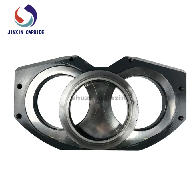 Concrete Pump Parts Wear Plate And Cutting Ring DN230