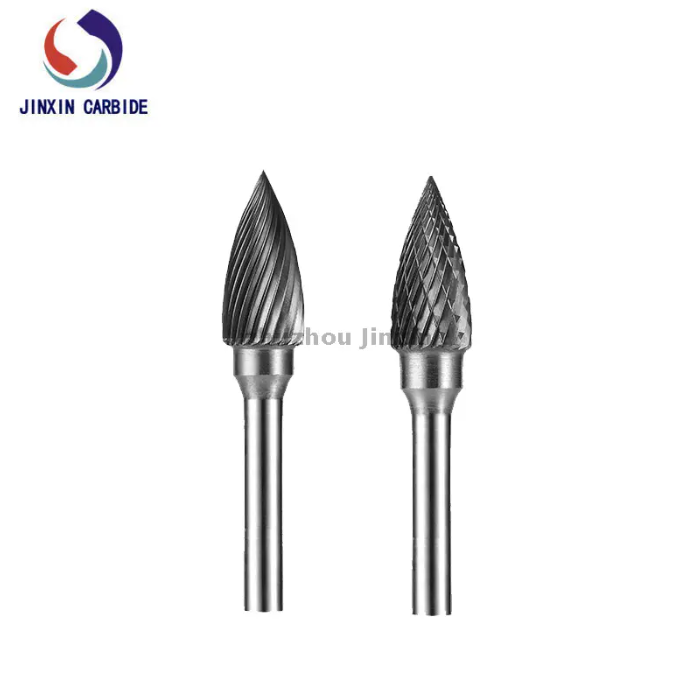 Type G Tree Shape with Pointed End Tungsten Carbide Rotary Burrs 
