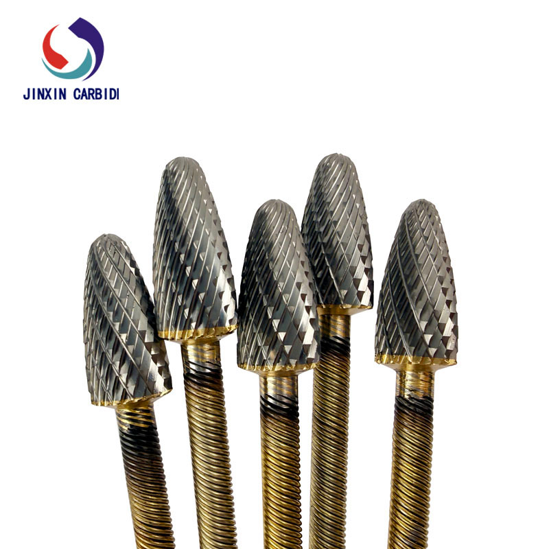 F1225 Tungsten Carbide Rotary Burrs with 500mm Flexible Shaft