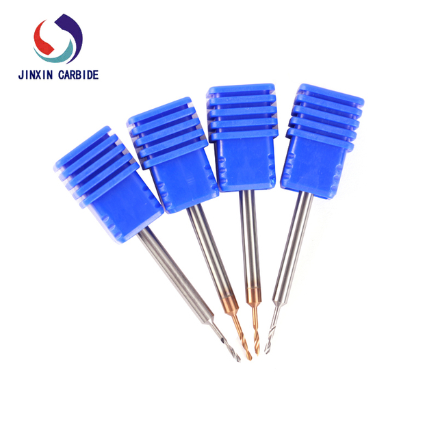 0.1-3.0mm Solid Carbide Micro Drill Bit with TiSiN / AlTiN Coated