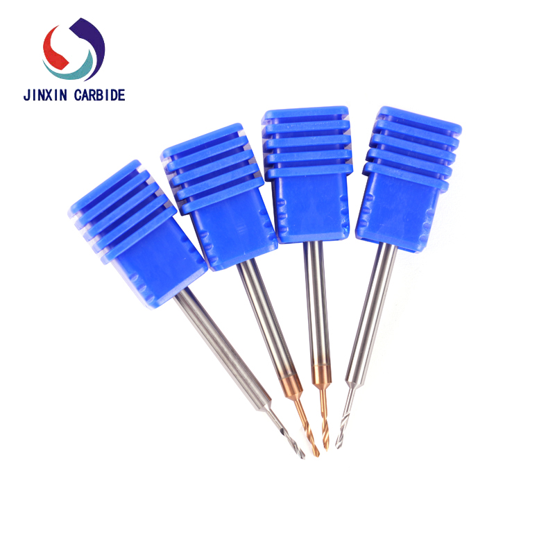 0.1-3.0mm Solid Carbide Micro Drill Bit with TiSiN / AlTiN Coated